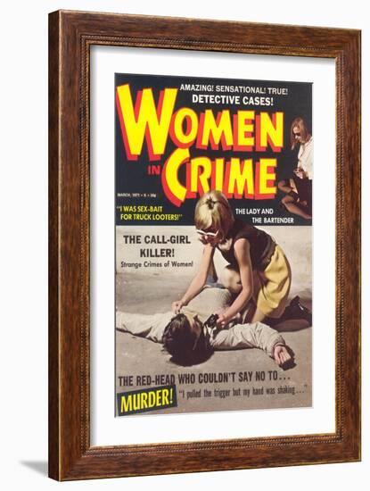 Women in Crime-null-Framed Art Print