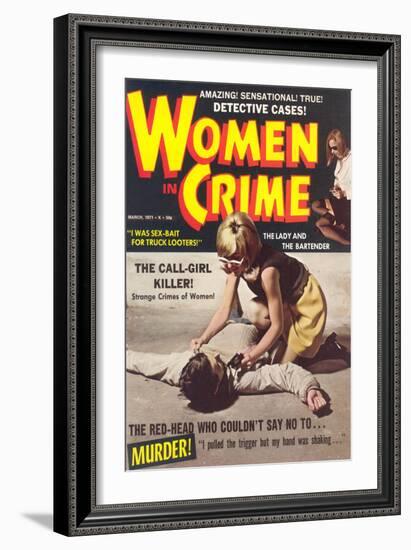 Women in Crime-null-Framed Art Print