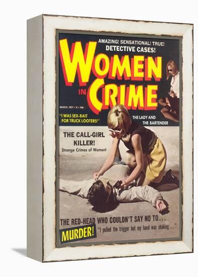 Women in Crime-null-Framed Stretched Canvas