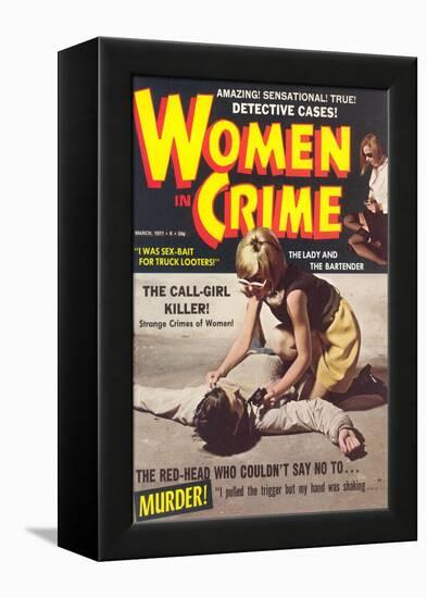 Women in Crime-null-Framed Stretched Canvas