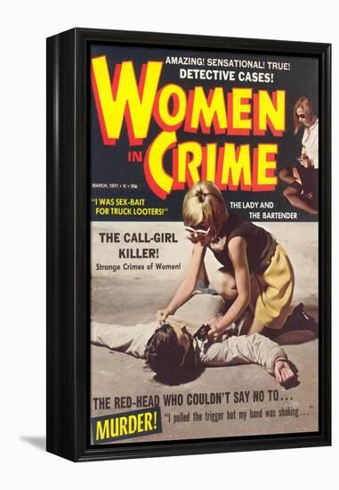 Women in Crime-null-Framed Stretched Canvas