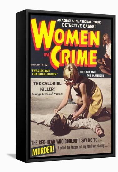 Women in Crime-null-Framed Stretched Canvas