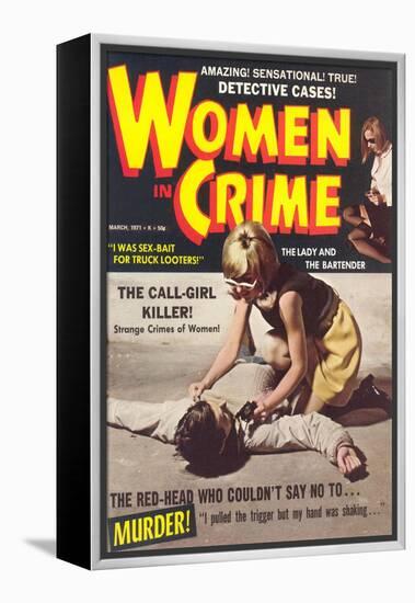 Women in Crime-null-Framed Stretched Canvas