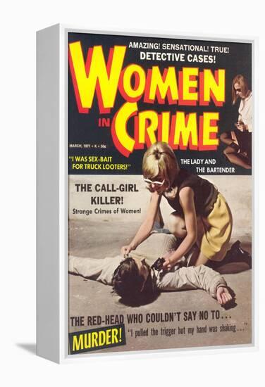 Women in Crime-null-Framed Stretched Canvas