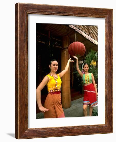 Women in Dai Traditional Costume, China-Bill Bachmann-Framed Photographic Print