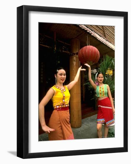 Women in Dai Traditional Costume, China-Bill Bachmann-Framed Photographic Print