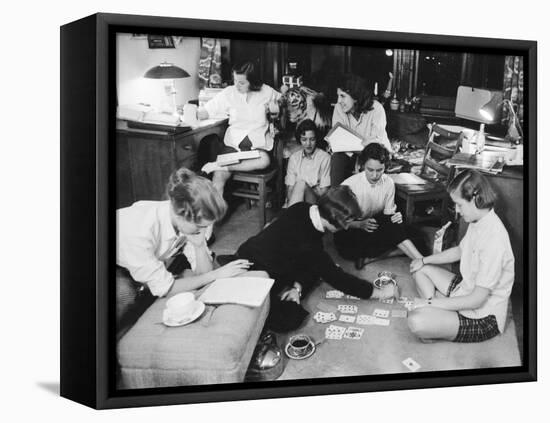 Women in Dorms at Bryn Mawr College-Alfred Eisenstaedt-Framed Premier Image Canvas