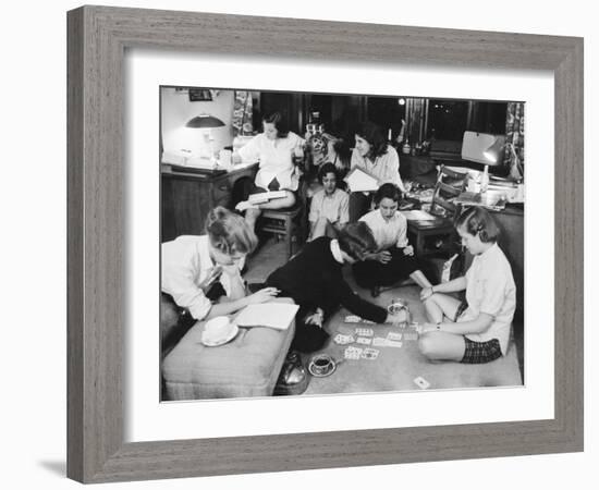 Women in Dorms at Bryn Mawr College-Alfred Eisenstaedt-Framed Photographic Print