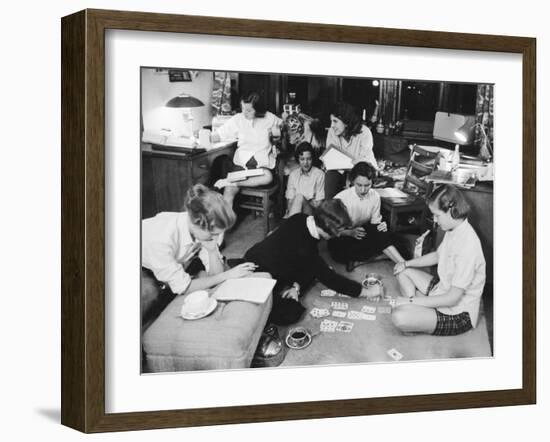 Women in Dorms at Bryn Mawr College-Alfred Eisenstaedt-Framed Photographic Print