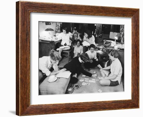 Women in Dorms at Bryn Mawr College-Alfred Eisenstaedt-Framed Photographic Print