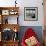 Women in Her Modern Home in Mountains Overlooking Los Angeles-Ed Clark-Framed Photographic Print displayed on a wall