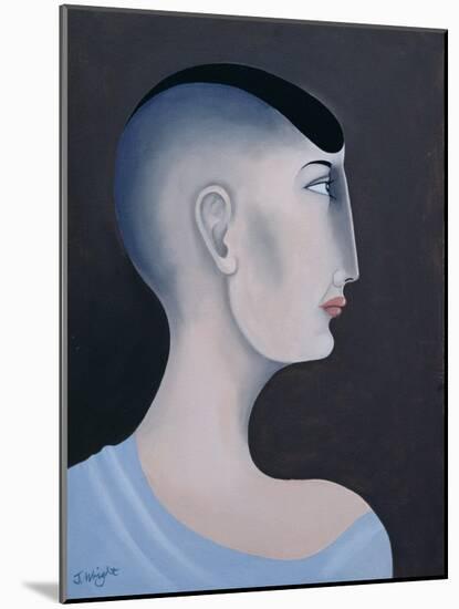 Women in Profile Series, No. 11, 1998-John Wright-Mounted Giclee Print