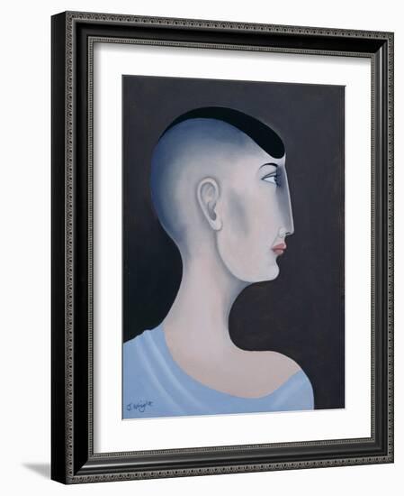 Women in Profile Series, No. 11, 1998-John Wright-Framed Giclee Print