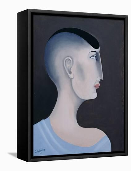 Women in Profile Series, No. 11, 1998-John Wright-Framed Premier Image Canvas