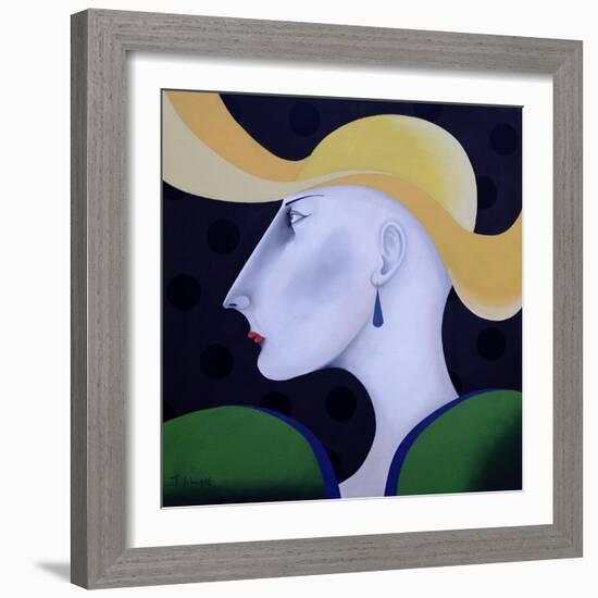 Women in Profile Series, No.19, 1998-John Wright-Framed Giclee Print