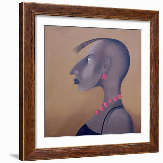 Women in Profile Series, No. 8, 1998-John Wright-Framed Giclee Print