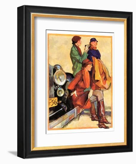 "Women in Riding Habits,"January 6, 1934-John LaGatta-Framed Giclee Print