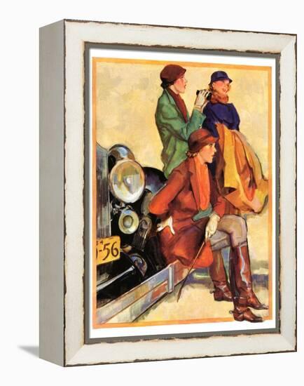 "Women in Riding Habits,"January 6, 1934-John LaGatta-Framed Premier Image Canvas