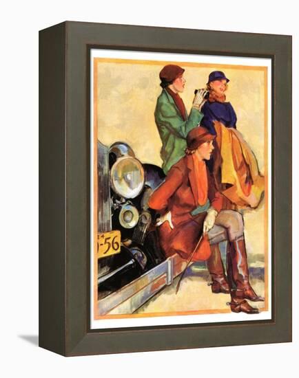 "Women in Riding Habits,"January 6, 1934-John LaGatta-Framed Premier Image Canvas