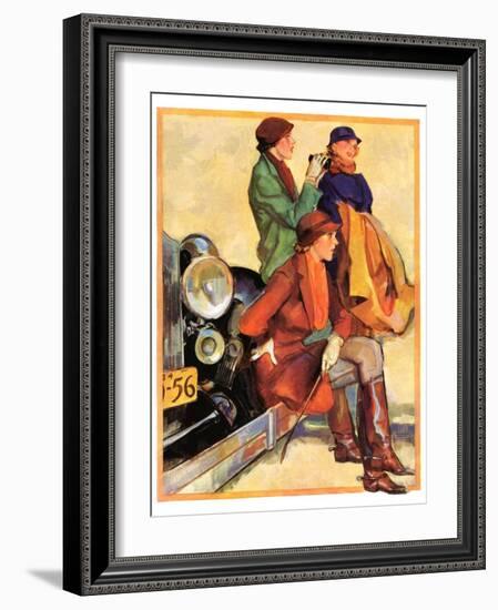 "Women in Riding Habits,"January 6, 1934-John LaGatta-Framed Giclee Print