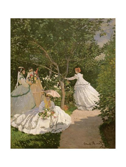 Women In The Garden 1867 Giclee Print By Claude Monet Art Com