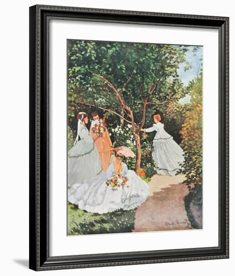 Women in the Garden-Claude Monet-Framed Collectable Print