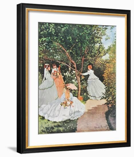 Women in the Garden-Claude Monet-Framed Collectable Print