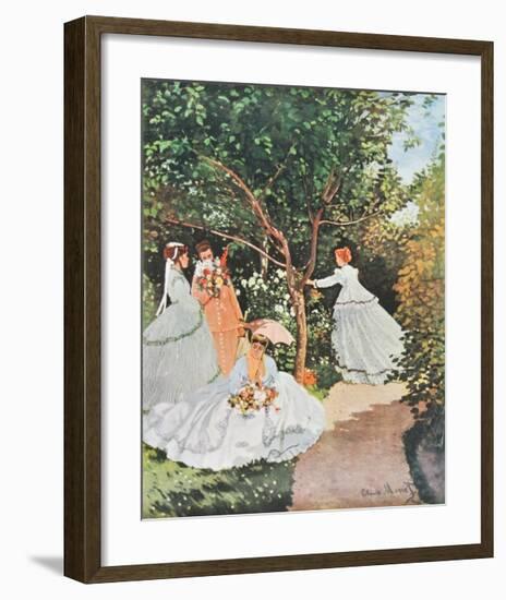 Women in the Garden-Claude Monet-Framed Collectable Print