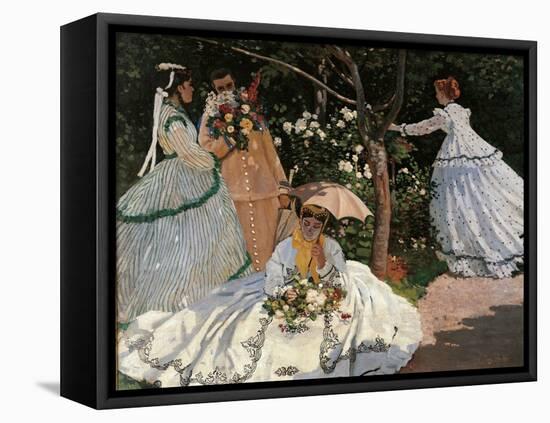 Women in the Garden-Claude Monet-Framed Premier Image Canvas