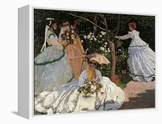 Women in the Garden-Claude Monet-Framed Premier Image Canvas