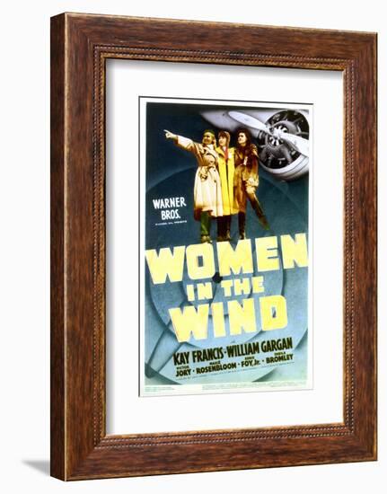 Women in the Wind - Movie Poster Reproduction-null-Framed Photo