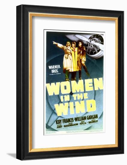 Women in the Wind - Movie Poster Reproduction-null-Framed Photo