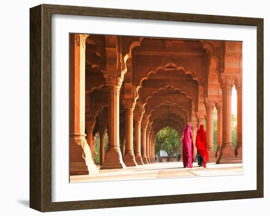 Women in traditional dress, India-Pangea Images-Framed Giclee Print