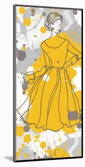 Women in Yellow Dress-Irena Orlov-Mounted Art Print