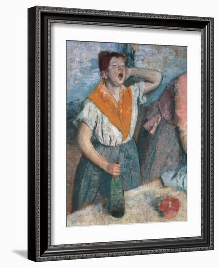 Women Ironing-Edgar Degas-Framed Giclee Print