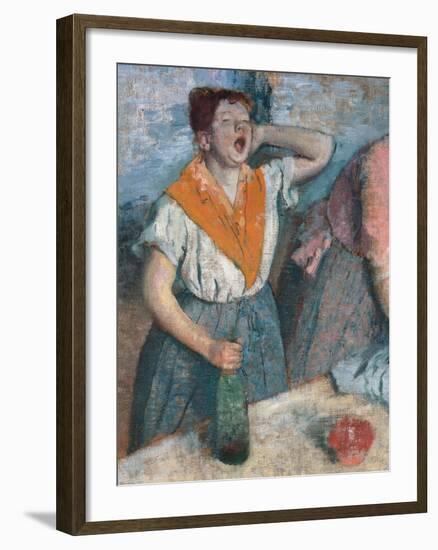 Women Ironing-Edgar Degas-Framed Giclee Print