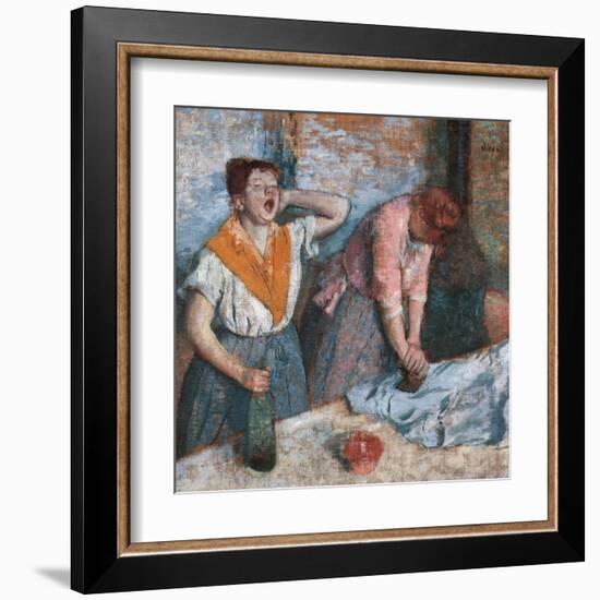 Women Ironing-Edgar Degas-Framed Art Print