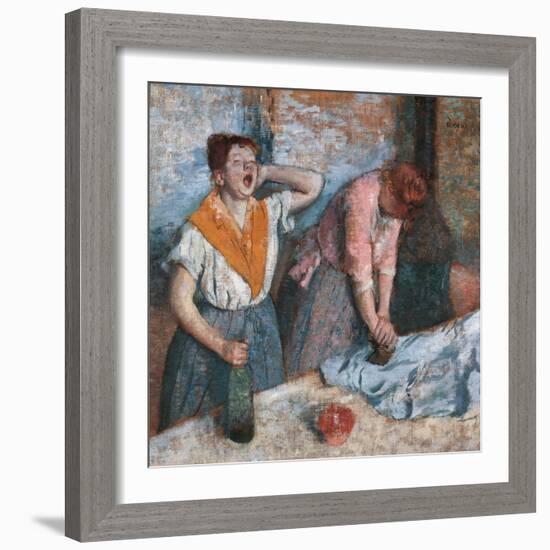 Women Ironing-Edgar Degas-Framed Giclee Print