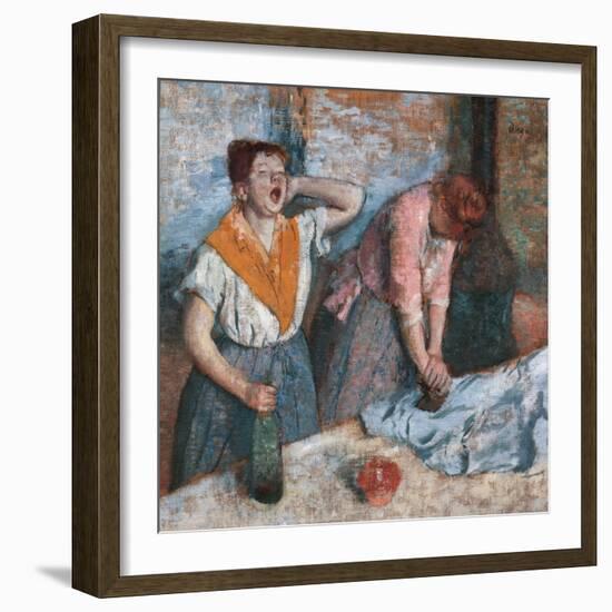 Women Ironing-Edgar Degas-Framed Giclee Print