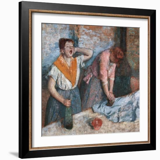 Women Ironing-Edgar Degas-Framed Giclee Print