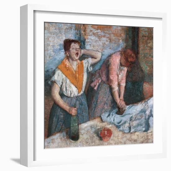 Women Ironing-Edgar Degas-Framed Giclee Print