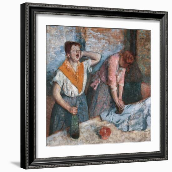 Women Ironing-Edgar Degas-Framed Giclee Print