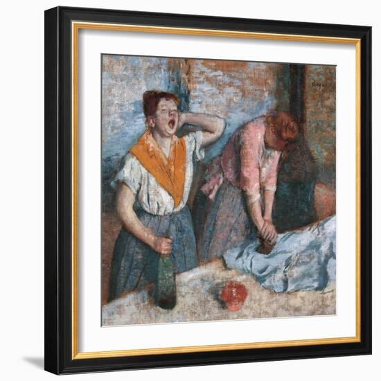 Women Ironing-Edgar Degas-Framed Giclee Print