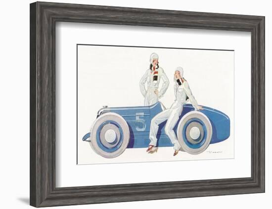 Women Join the Racing Driver Fraternity-Ren? Vincent-Framed Photographic Print