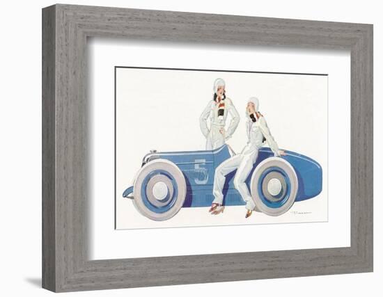 Women Join the Racing Driver Fraternity-Ren? Vincent-Framed Photographic Print