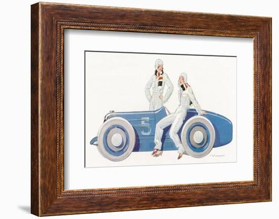 Women Join the Racing Driver Fraternity-Ren? Vincent-Framed Photographic Print