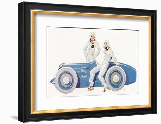 Women Join the Racing Driver Fraternity-Ren? Vincent-Framed Photographic Print