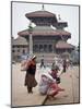 Women Loading Up, Using Dokos to Carry Loads, in Durbar Square, Patan, Kathmandu Valley, Nepal-Don Smith-Mounted Photographic Print