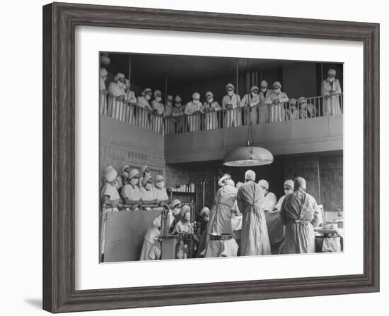 Women Medical Students from Woman's Medical College of Pennsylvania-Sam Shere-Framed Photographic Print