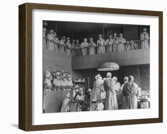 Women Medical Students from Woman's Medical College of Pennsylvania-Sam Shere-Framed Photographic Print